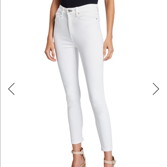 rag & bone Denim - Rag & Bone high rise white skinny jeans